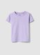 Girls&rsquo; purple pure cotton regular-fit T-shirt_0
