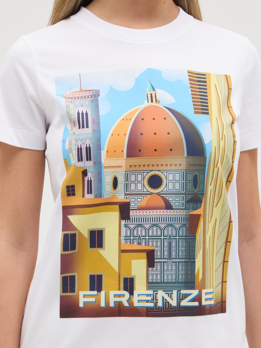 Women's White Pure Cotton T-Shirt Regular Fit_3