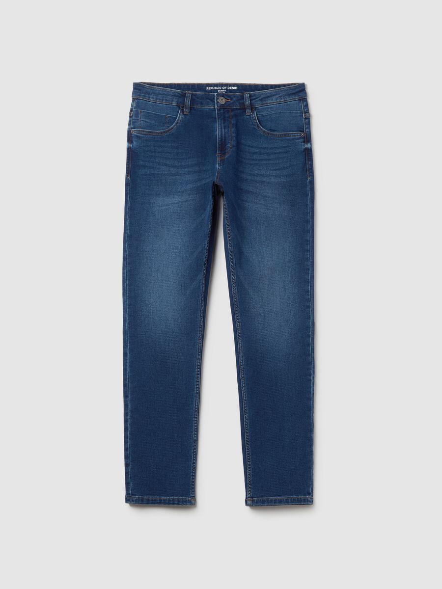 Skinny-fit jeans with fading_4