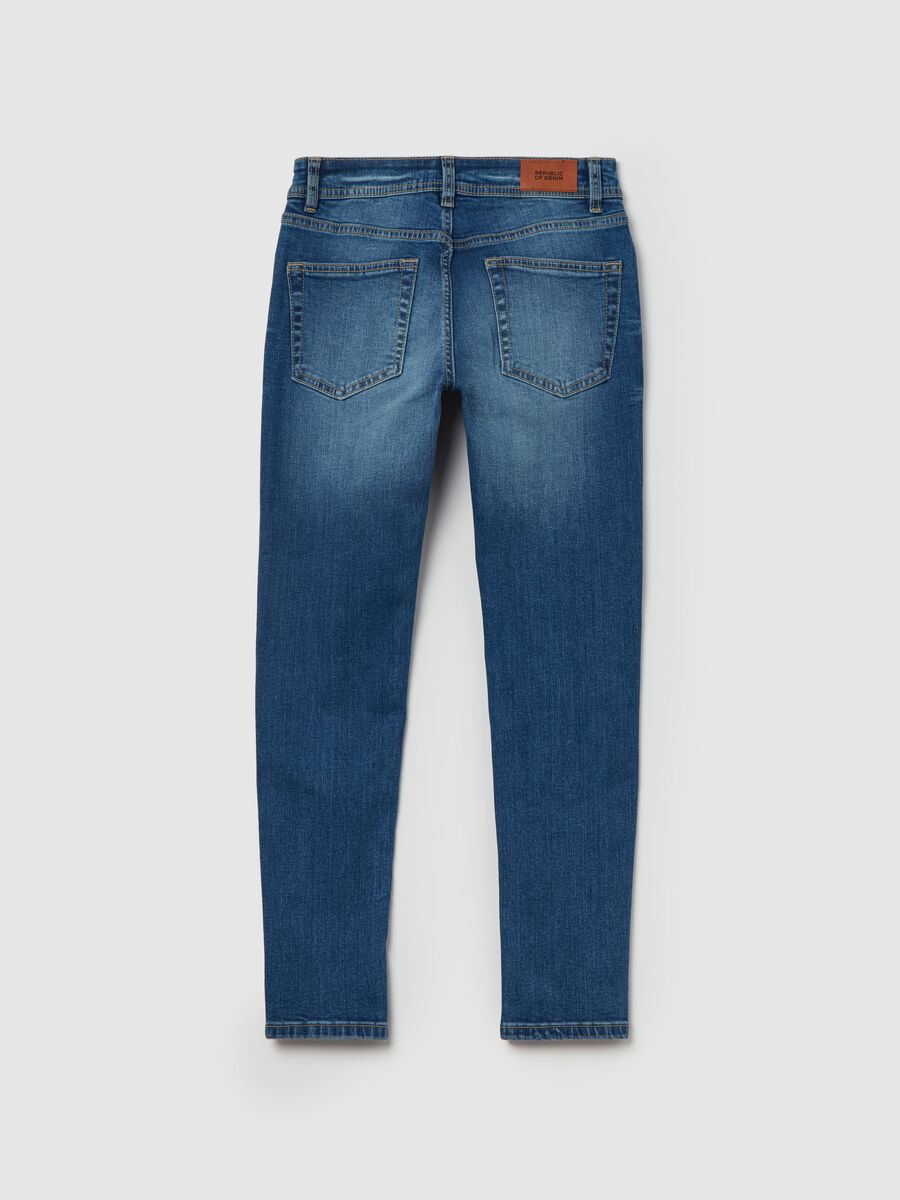 Jeans slim fit cinque tasche_4