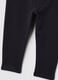 Girls' black treggings in stretch cotton slim fit_3