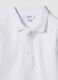 White pure cotton polo for boys regular fit_2
