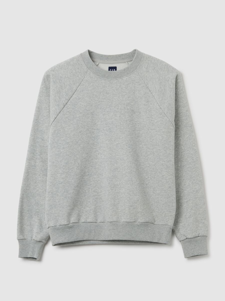Round-neck sweatshirt with raglan sleeves_2