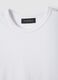 White crew neck cotton t-shirt with regular fit_5