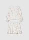 Cotton-blend sweatshirt and skirt set_1