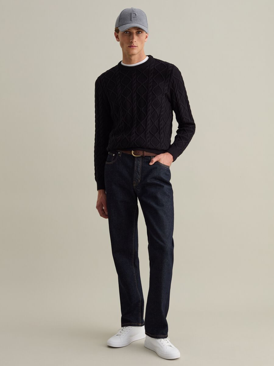 Five-pocket,straight-fit jeans_3