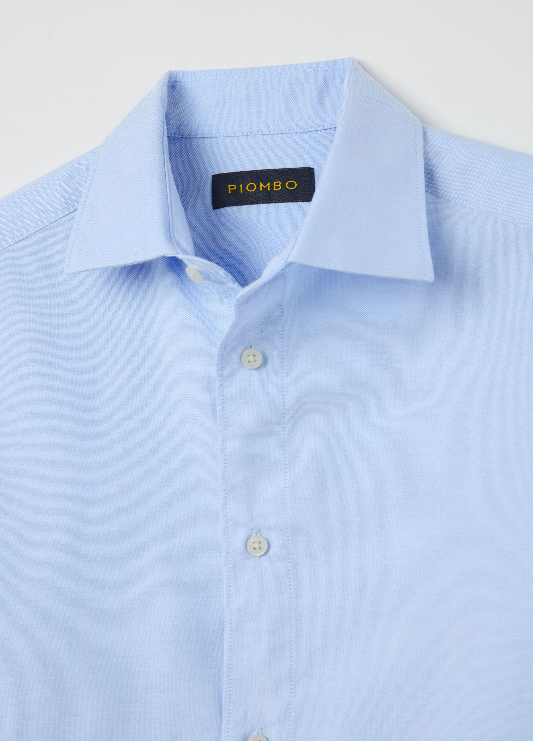 Camicia regular fit in cotone oxford