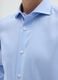 Blue slim-fit cotton shirt_1