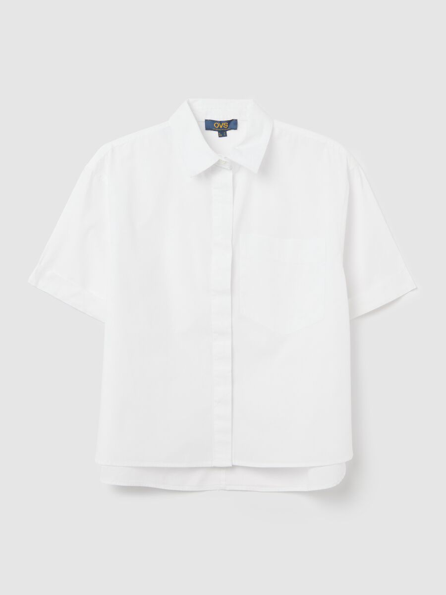 Cotton shirt with short sleeves_4