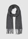 Grey Pure Cashmere Scarf_0