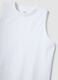 White pure cotton tank top_5