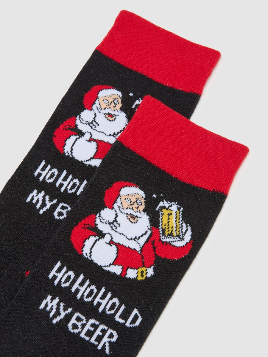 Multicoloured cotton-blend Christmas socks_2