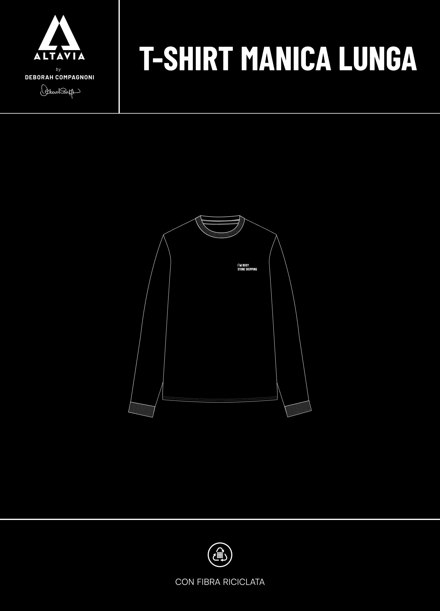ALTAVIA long-sleeved T-shirt with print