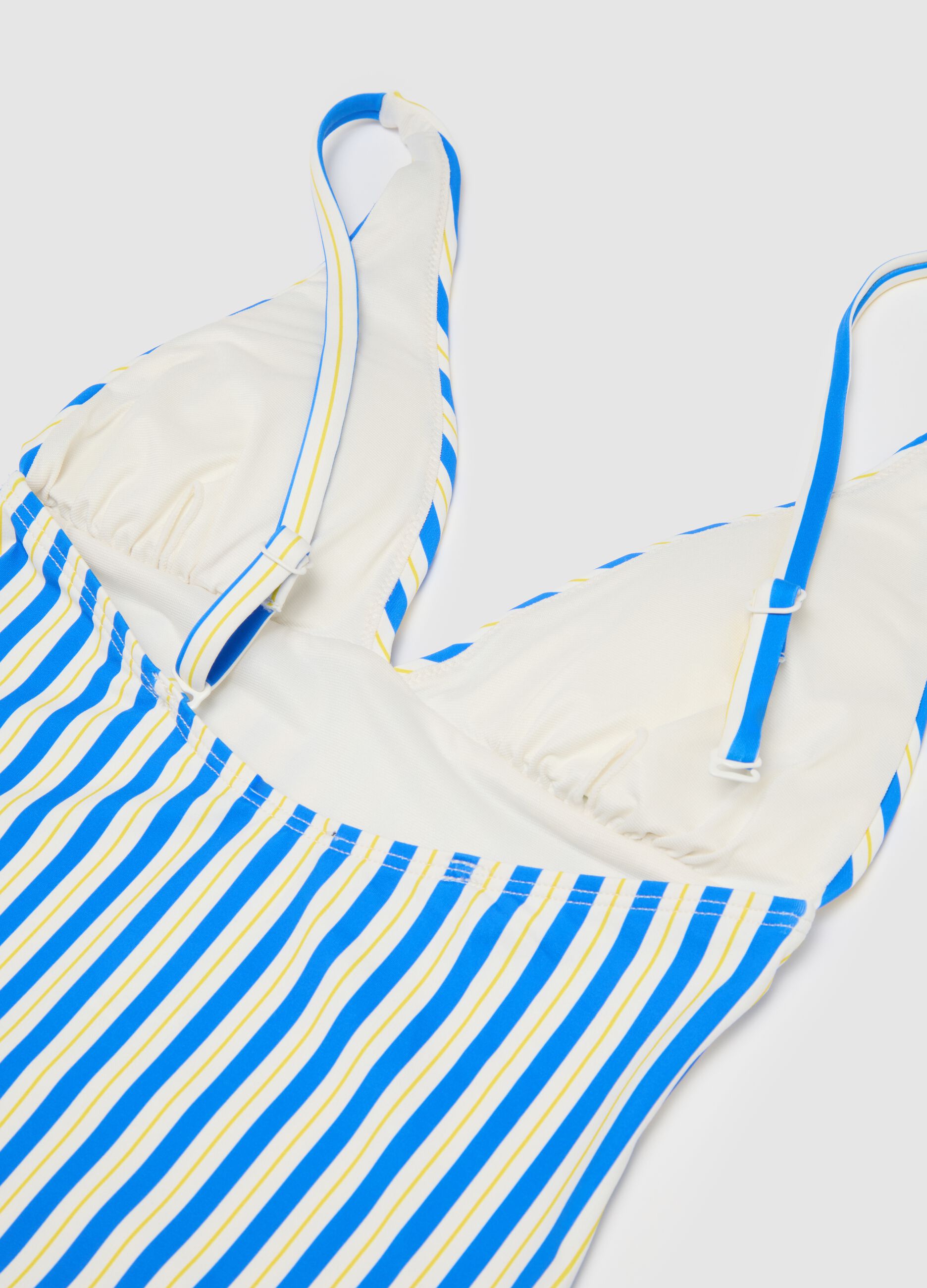 Costume intero da donna in misto elasticizzato multicolor