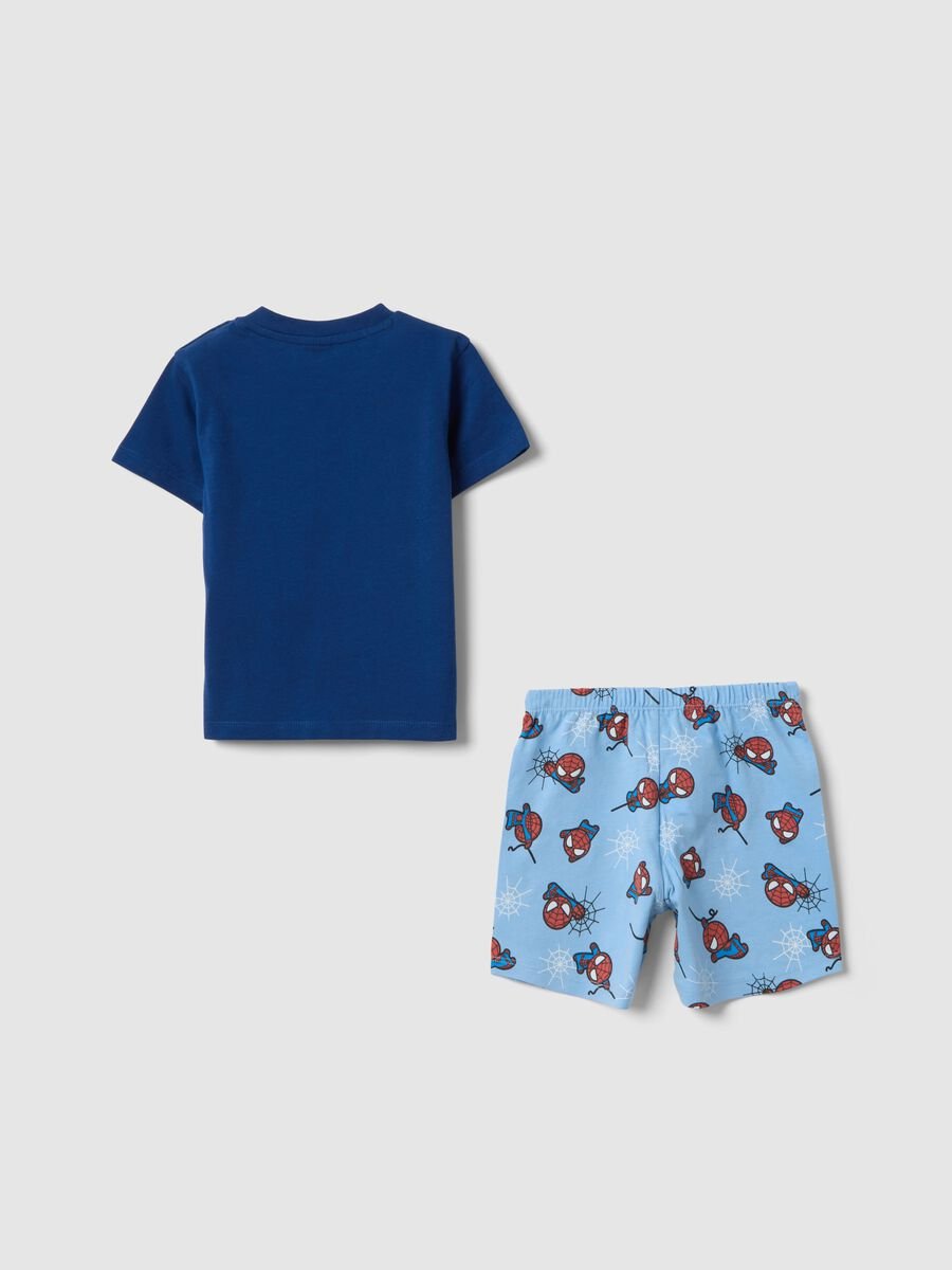 Pigiama in puro cotone multicolor da neonato regular fit con Spider-Man_1