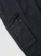 Black Regular Fit Stretch Cotton Cargo Trousers_5