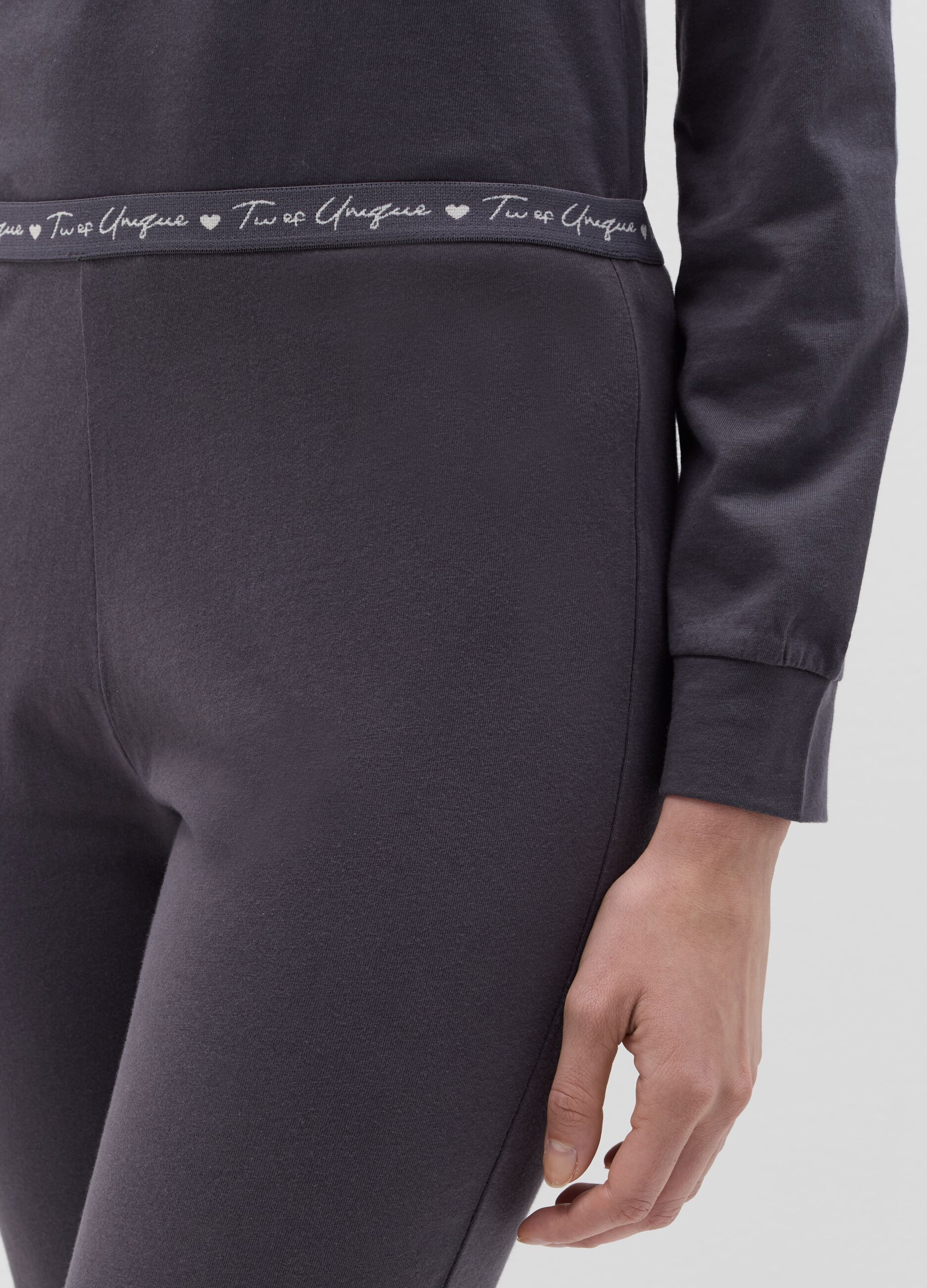 Pantalone pigiama con elastico