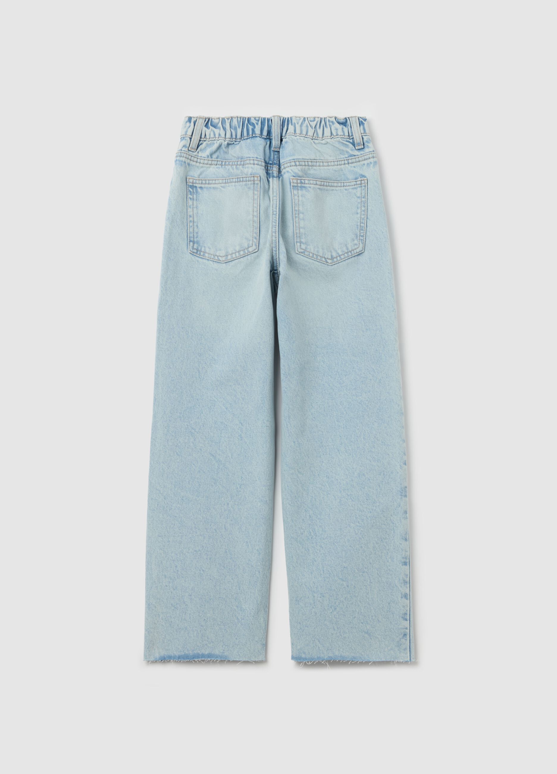 Jeans culotte cinque tasche
