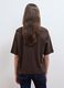 Brown boxy-fit T-shirt in a cotton&ndash;viscose blend_3