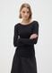 Black pure cotton regular fit jumper_0