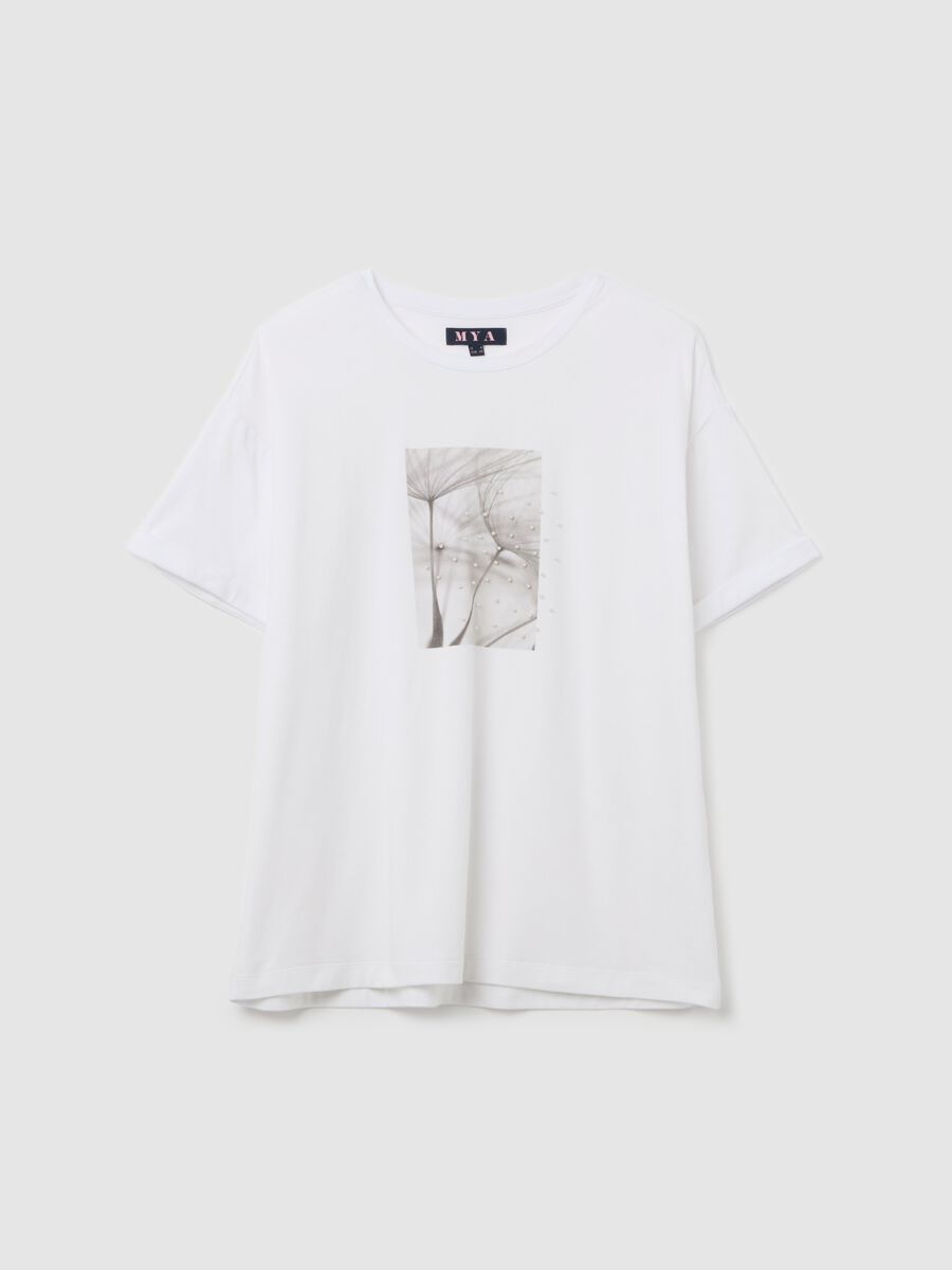 Curvy oversize T-shirt with appliqués_4