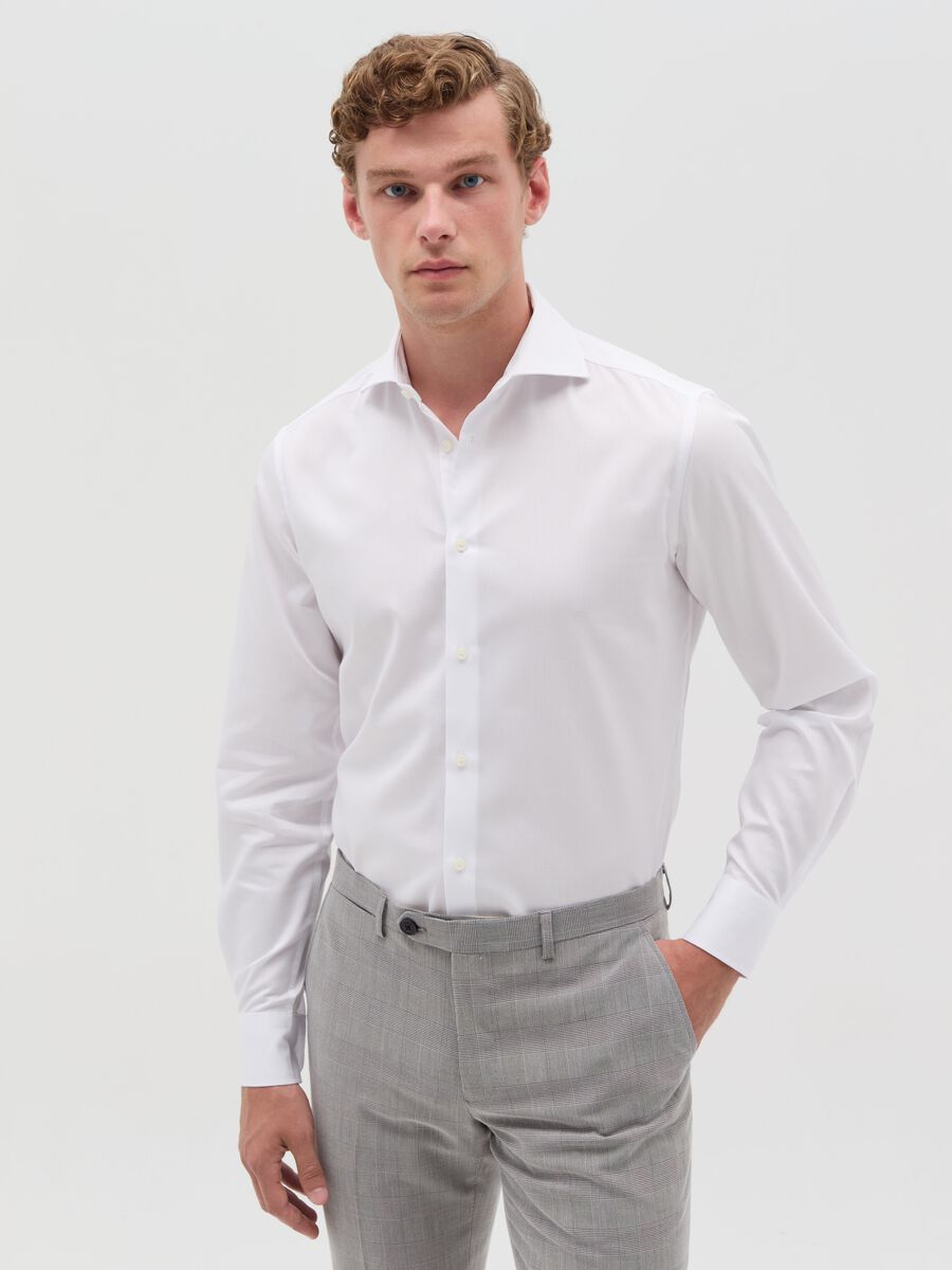 Slim-fit easy-iron shirt_0
