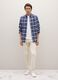 Multicolour checkered pure cotton regular fit flannel shirt_1