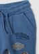 Blue cotton trousers for children_2