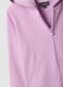 Girls' purple hoodie in pure cotton with regular fit_2