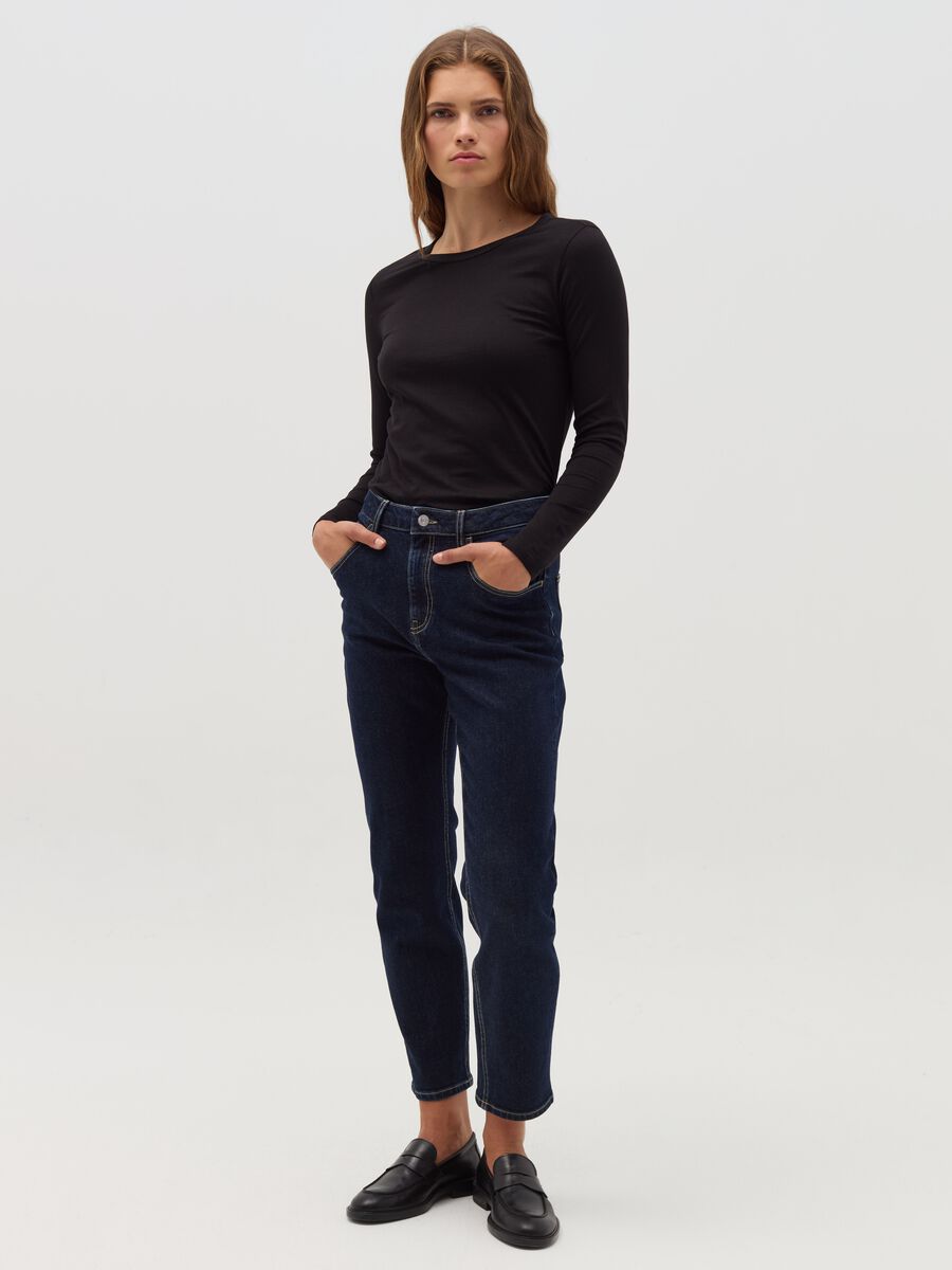 Long-sleeved T-shirt in cotton_1