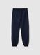 Boy's Blue Jogger Trousers in Pure Organic Cotton Regular Fit_0