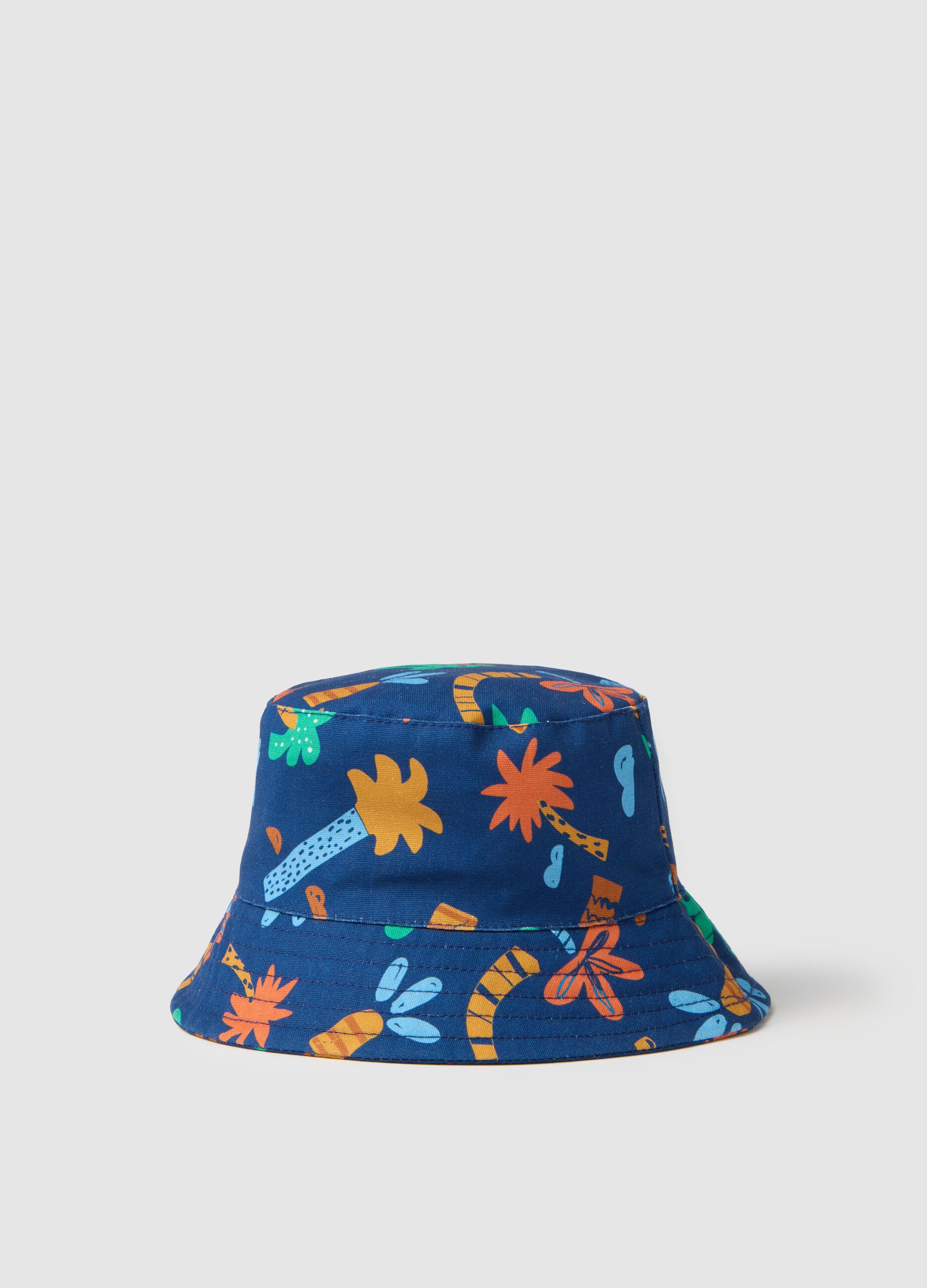 Multicolour summer cotton bucket hat for children