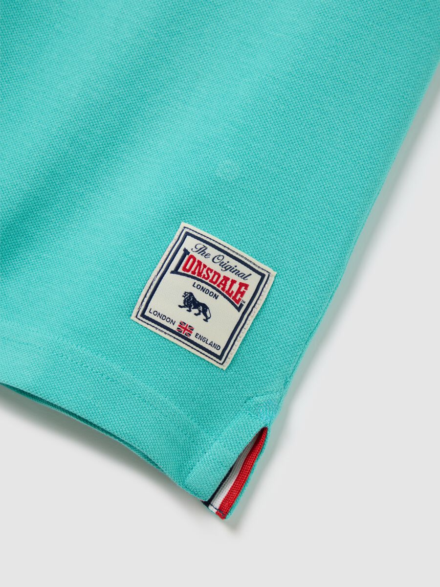 Green pure cotton Lonsdale polo_5