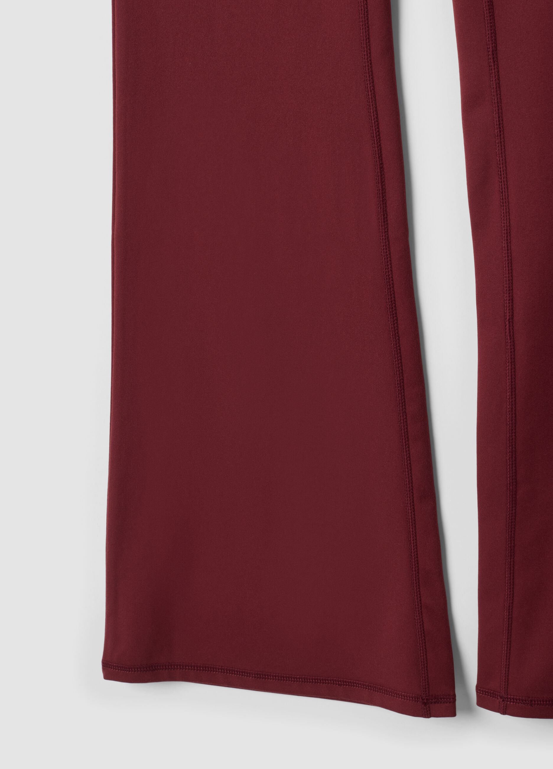Leggings rossi flare in tessuto elasticizzato traspirante ALTAVIA STUDIO