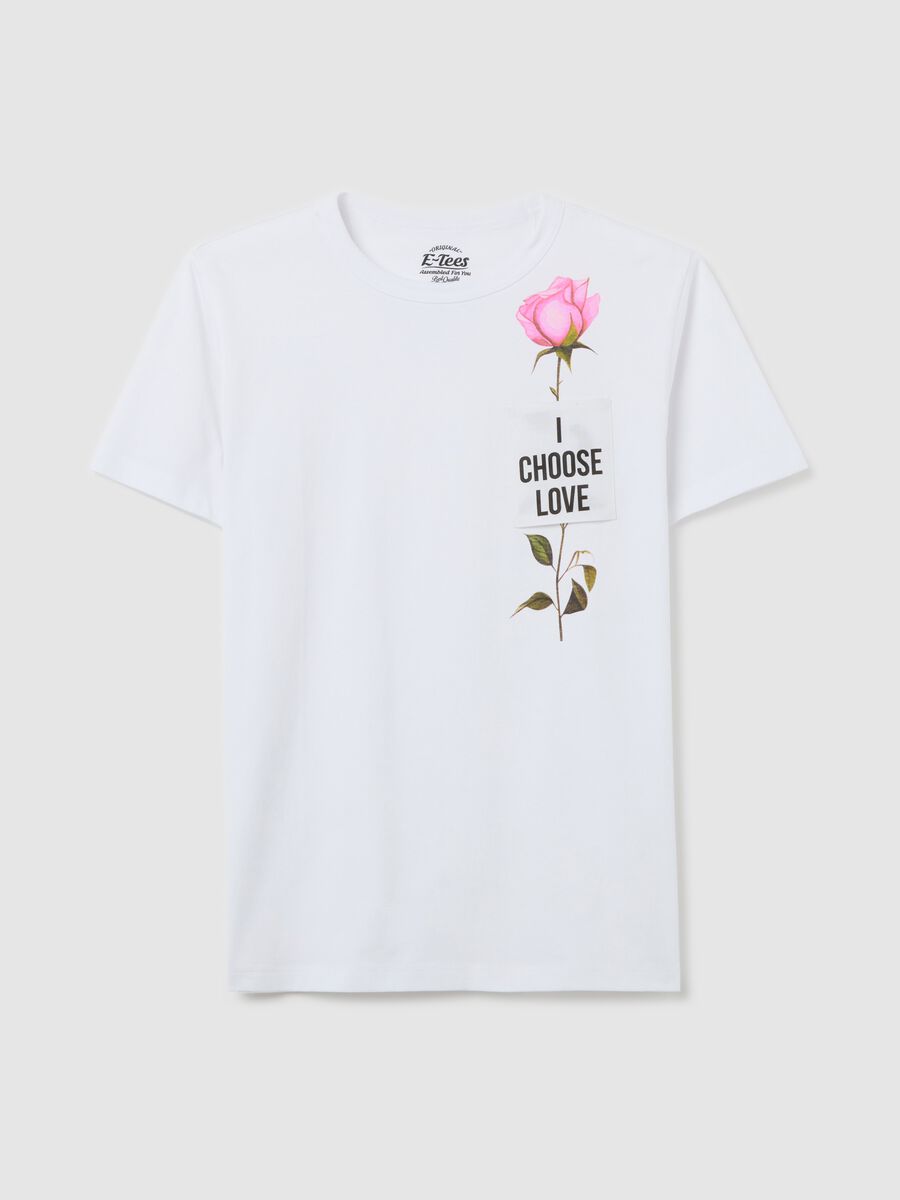White T-shirt with "I Choose Love" print_4