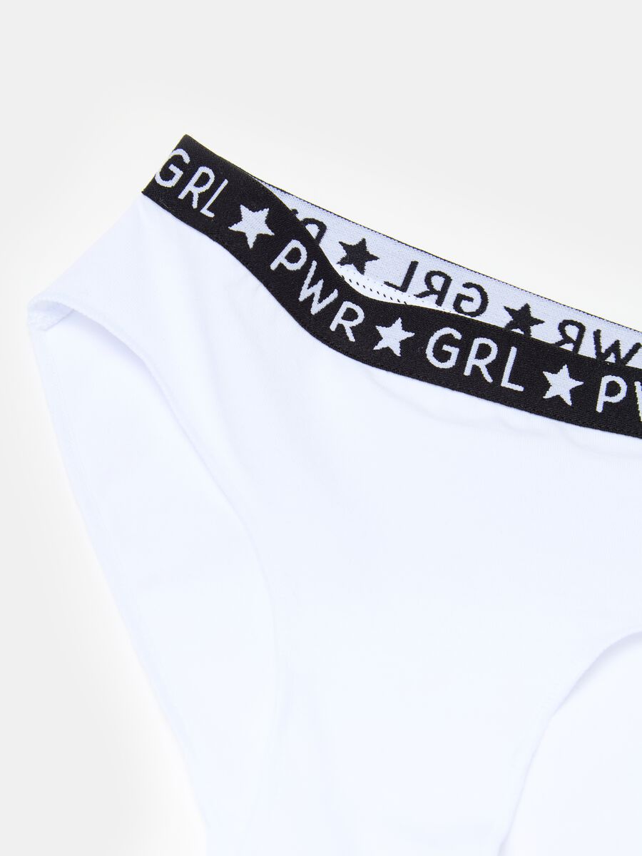 Organic cotton briefs with lettering_2