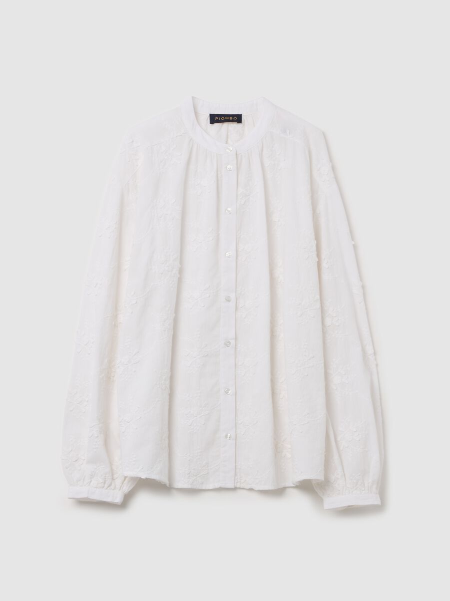 Shirt with all-over floral embroidery_4