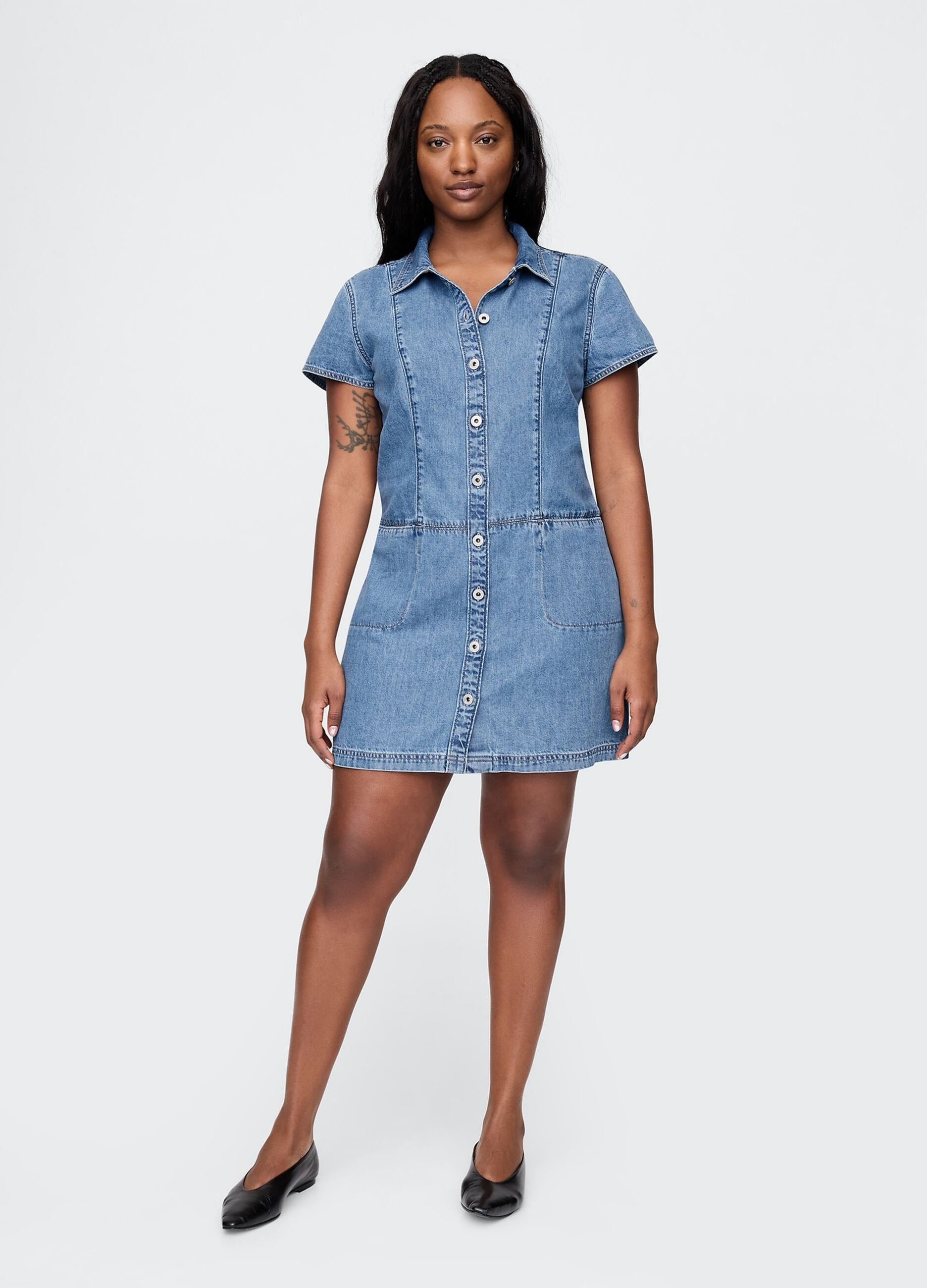 Gap Denim Dress with Buttons