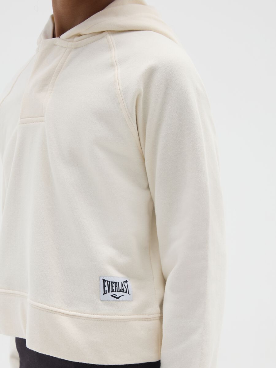 Felpa da ragazza in puro cotone regular fit con stampa Everlast_2