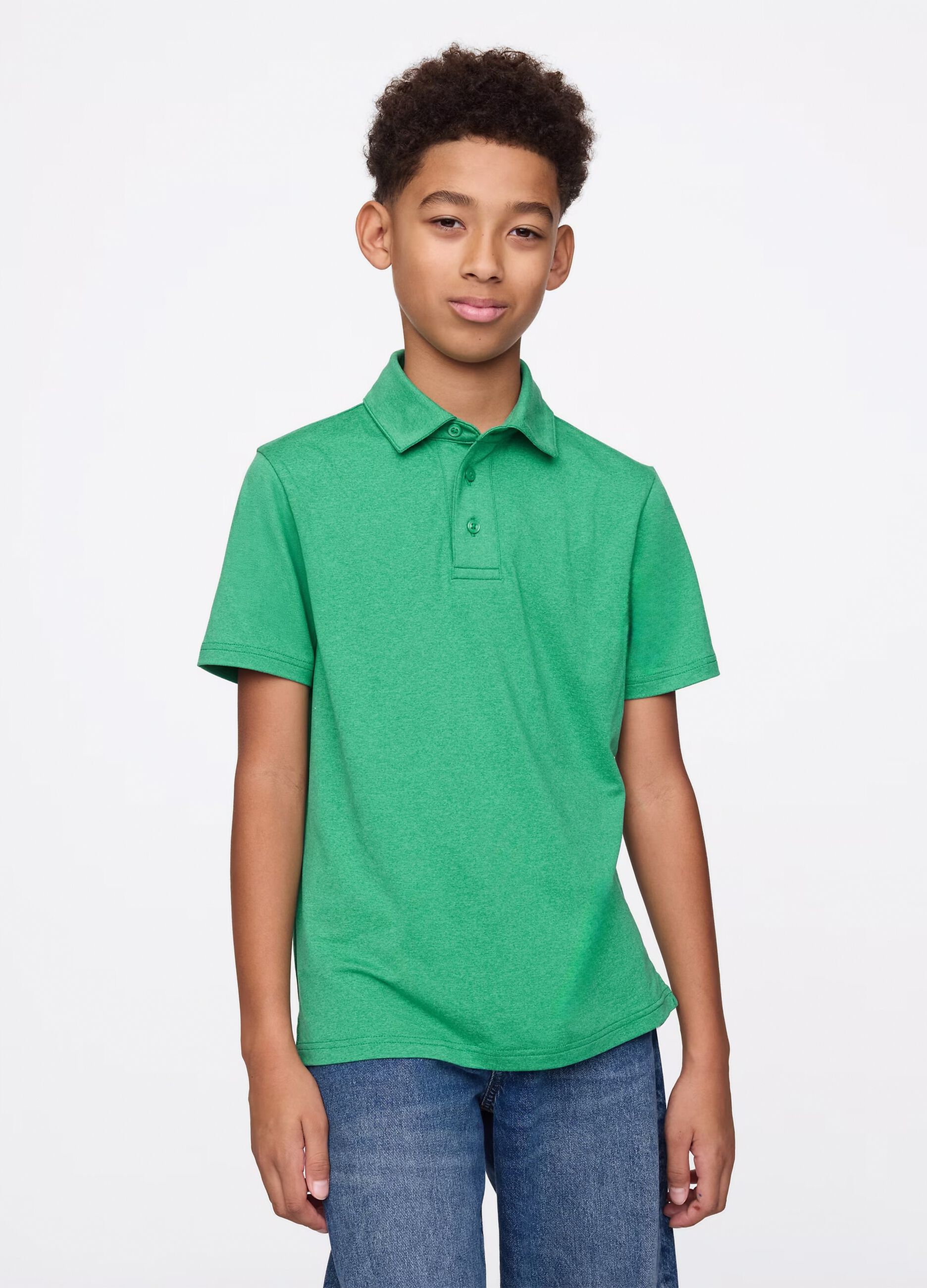 Polo in tessuto stretch