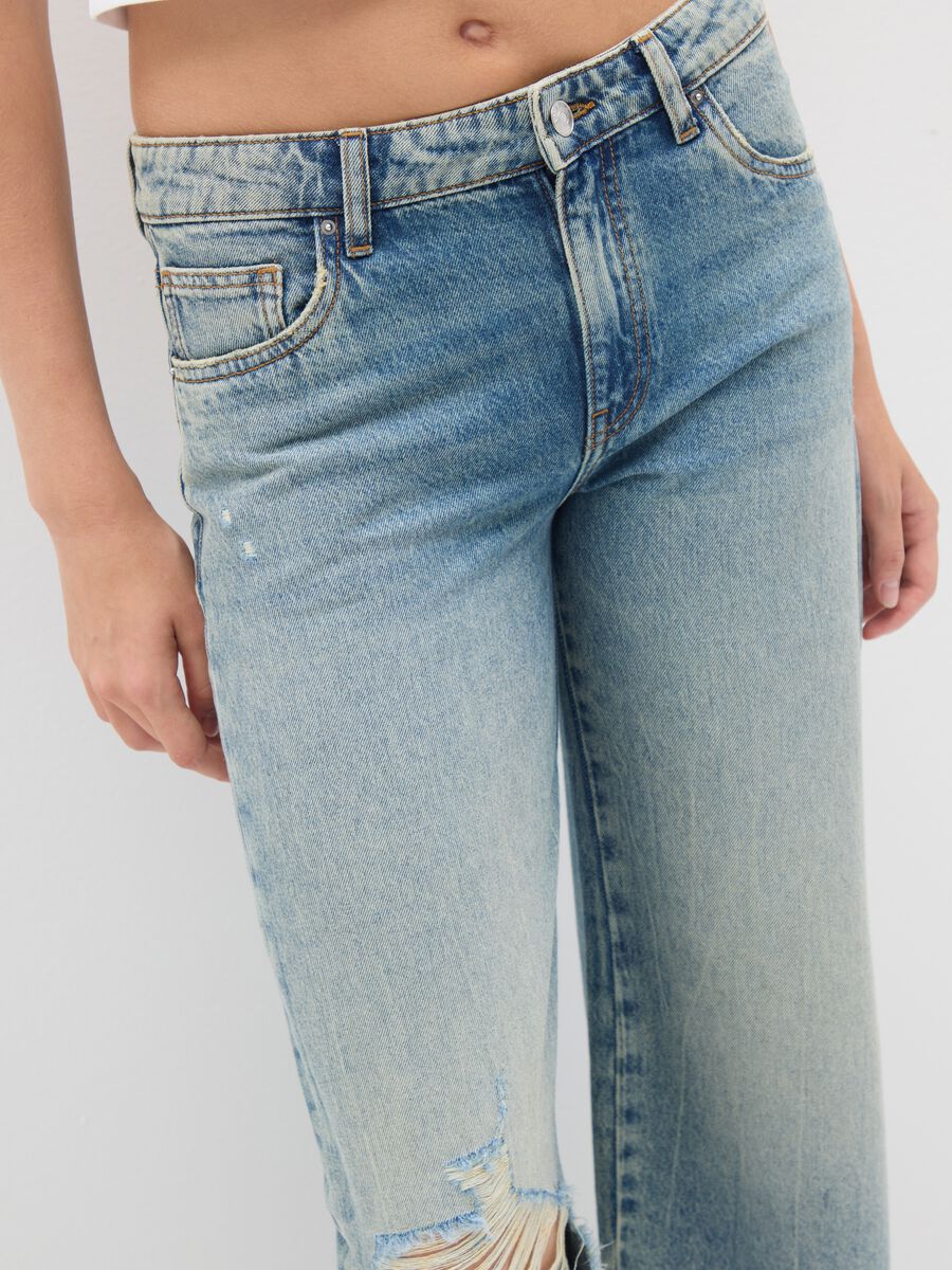 Baggy Denim Jeans with Rips_2