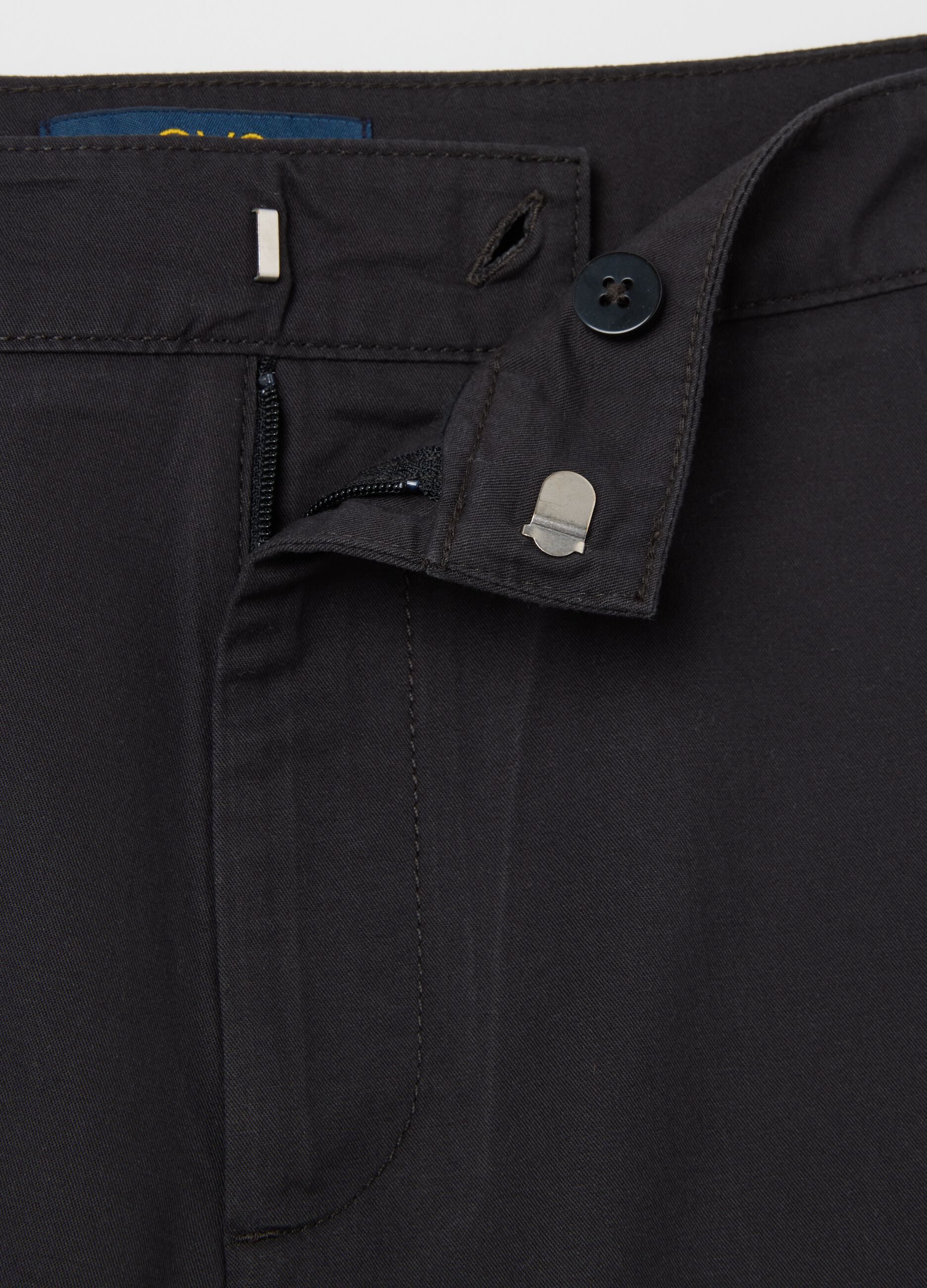 Women's Regular Fit Black Pure Cotton Shorts with Side Pockets