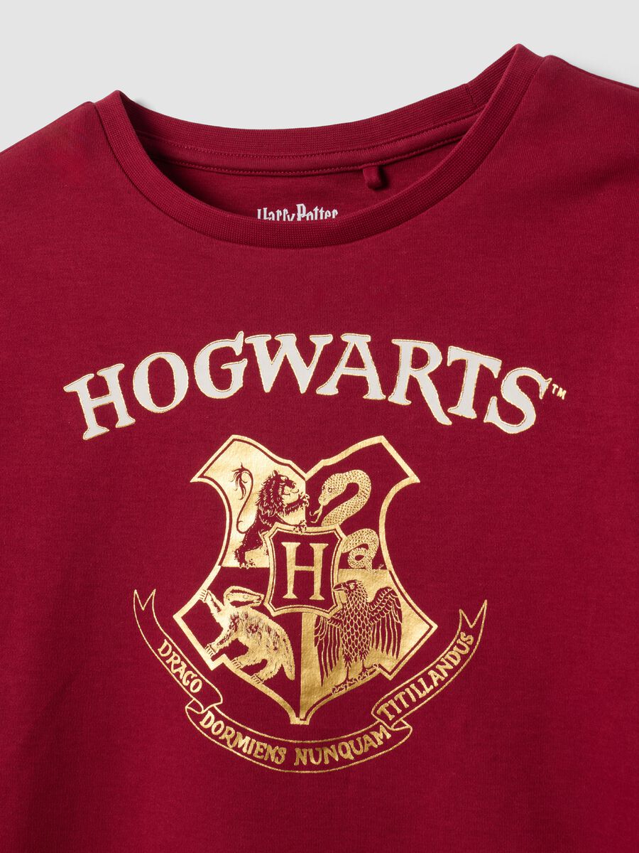 Red Harry Potter-themed pyjamas in pure organic cotton for girls_2