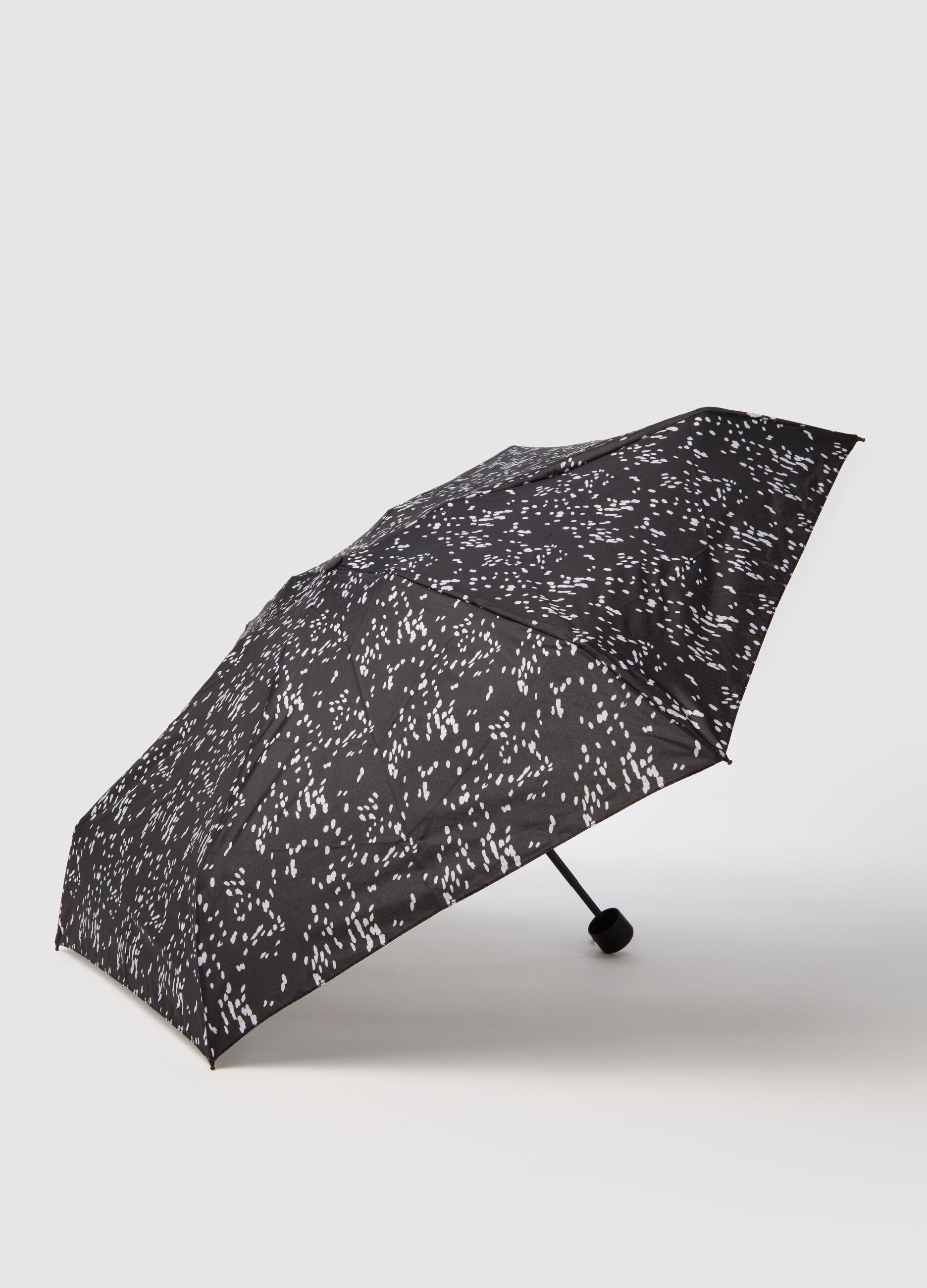 Foldable Polka Dot Umbrella