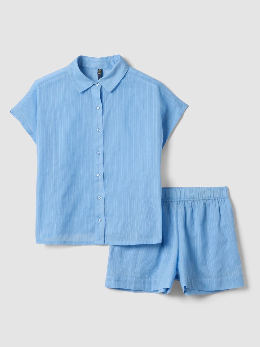 Light blue organic cotton pyjamas_4