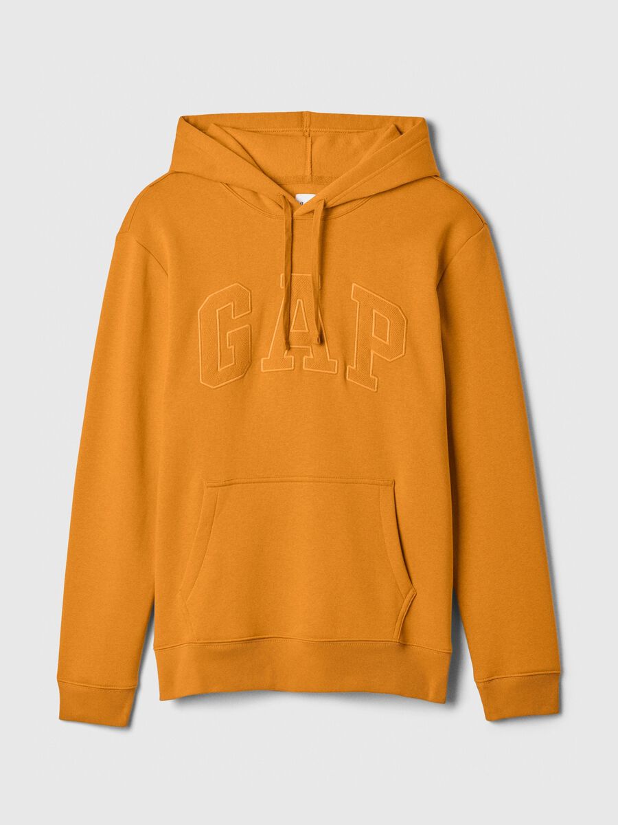 Felpa con cappuccio ricamo logo_3