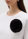 T-shirt with floral application_3