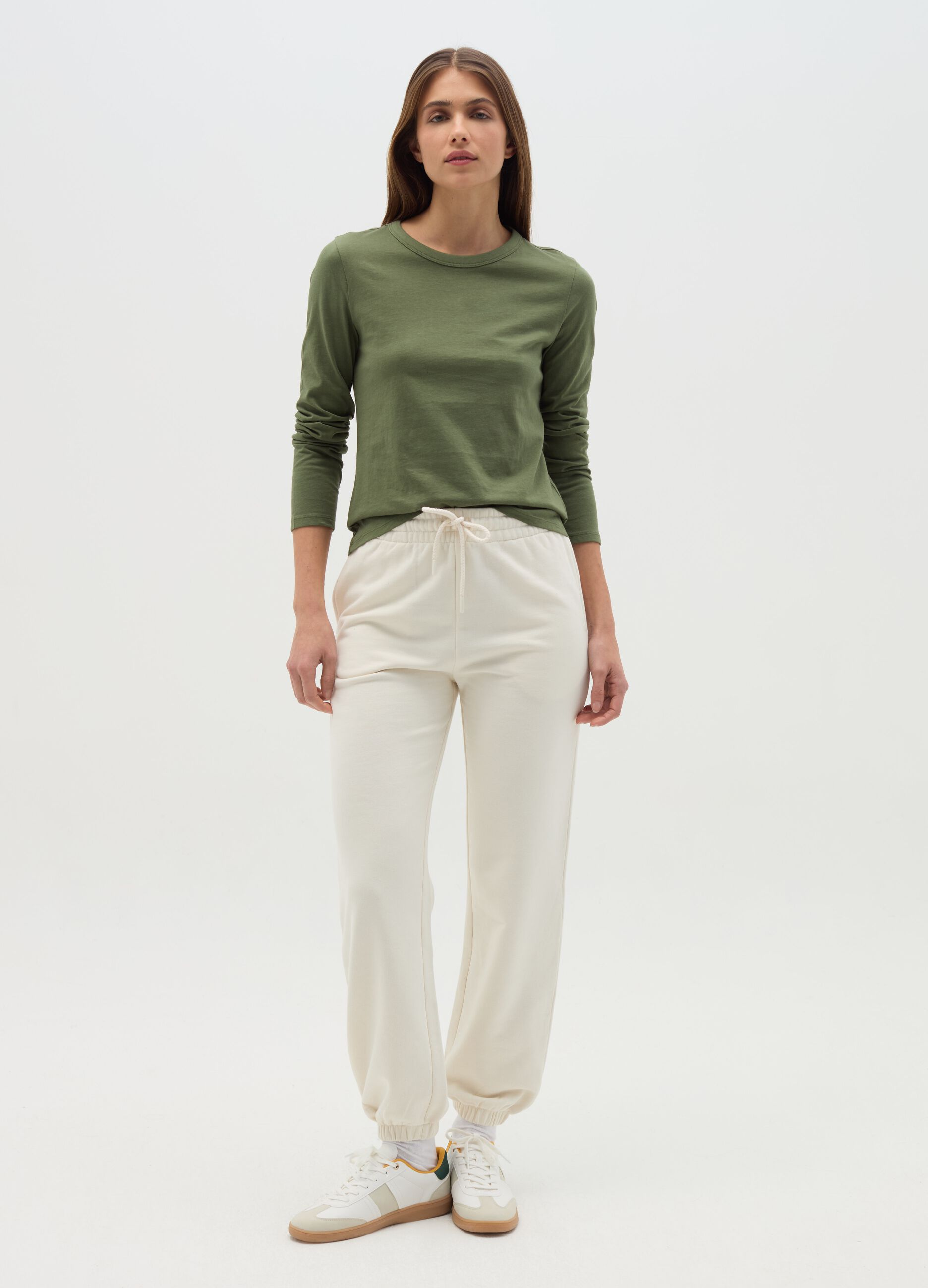 T-shirt Essential a maniche lunghe in cotone