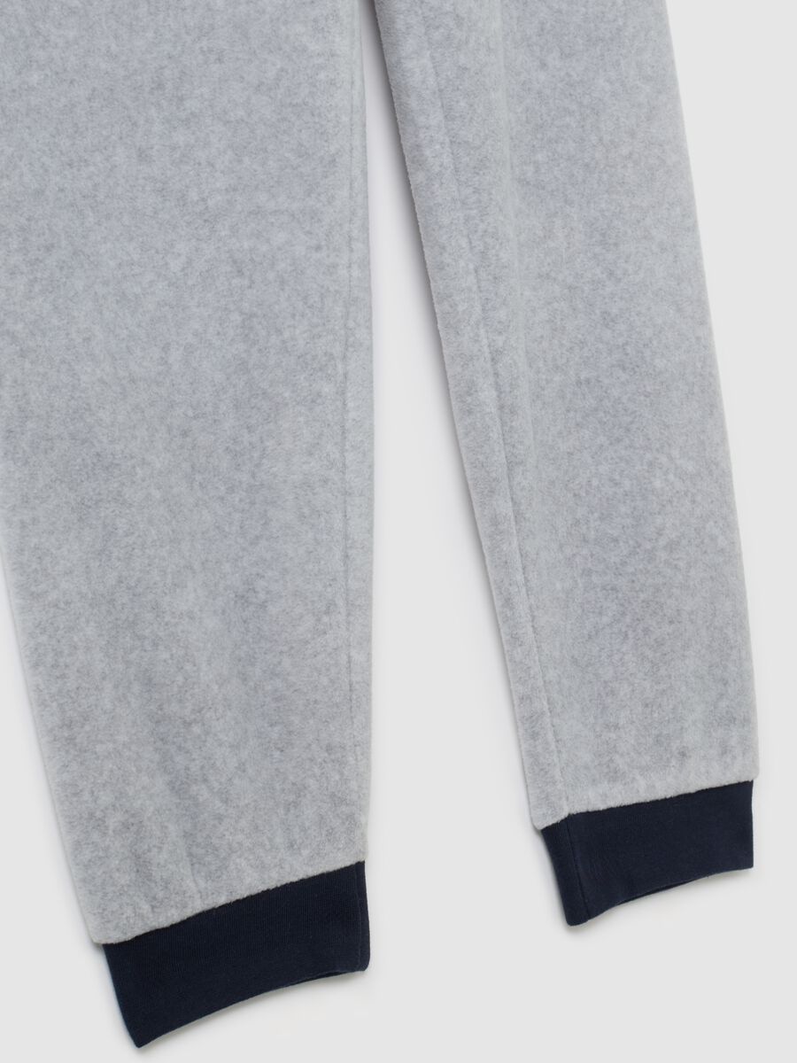 Boys' Pyjama in Multi-Colour Fleece Blend Regular Fit_3