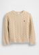Beige Jumper for Kids_0